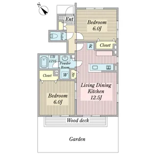 レモングラス【1階】の間取り