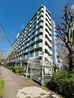 越中島三丁目ハイツ1号棟【13階】の外観