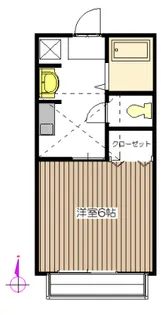 CASA松原【2階】の間取り