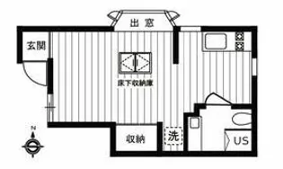 アーバンリゾート若林4【1階】の間取り