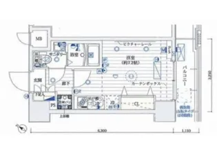 Le-lion大塚【6階】の間取り