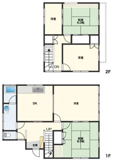 千葉県市原市上高根【一戸建】の間取り