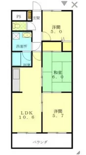 ウインズピア緑園【4階】の間取り