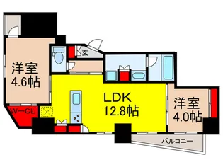 アーバネックス日本橋馬喰町II【7階】の間取り