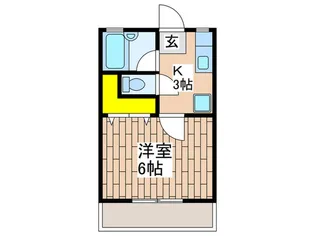 日光ハイツ【1階】の間取り