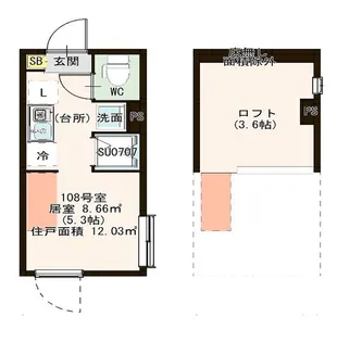 アーバンレジデンス杉並【1階】の間取り