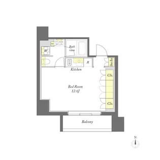 プライムメゾン蒲田【2階】の間取り