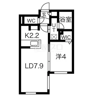 マイン白石【3階】の間取り