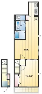 グランパレス国立【2階】の間取り