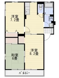 シティハイムレジデ【1階】の間取り