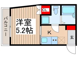 サンティエ【2階】の間取り