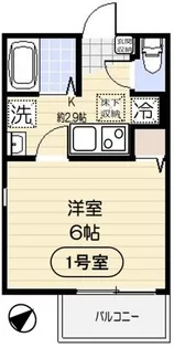 埼玉県蕨市南町3【アパート】の間取り