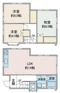 埼玉県比企郡川島町大字下伊草【一戸建】の間取り
