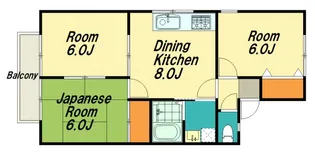 サンリッチオカミヘラ【2階】の間取り