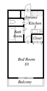徳島県徳島市応神町古川字戎子野【マンション】の間取り