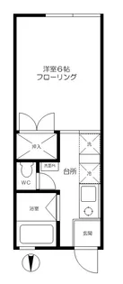 モンドミュール桜【1階】の間取り