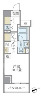 Brillia ist 銀座東【12階】の間取り