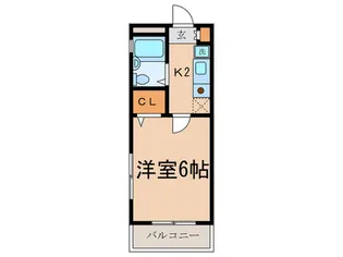 ハイツ光【1階】の間取り