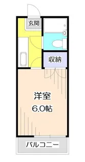 エクセルハイツ【4階】の間取り