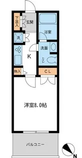 メトロタワー山下町【6階】の間取り