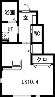 エスティーハウス鍛冶町【1階】の間取り