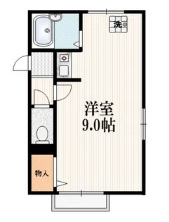 サニークランツB【1階】の間取り