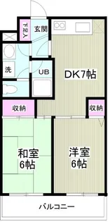 レジデンス イン ZAMA【3階】の間取り