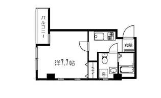 K’sフラット【2階】の間取り