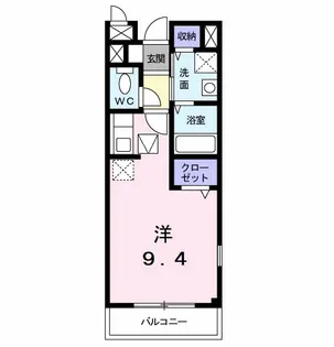 ブルースカイヒルズI【1階】の間取り
