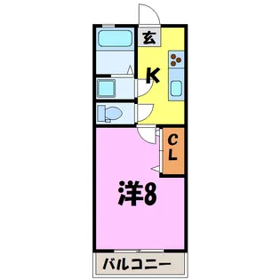 フォールバリー【2階】の間取り