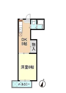 ロジュマンオーハラ【2階】の間取り