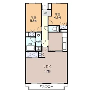 菅田スカイヴィレッジ【3階】の間取り