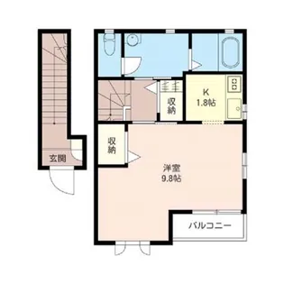 ブランシェ太田窪【2階】の間取り