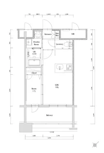 エンクレスト博多駅南GRACE【3階】の間取り