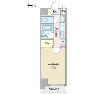 CHARIOT SHIBASAKI【4階】の間取り