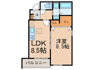 ヒル護国寺【1階】の間取り
