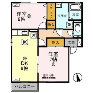 コンフォール21【1階】の間取り