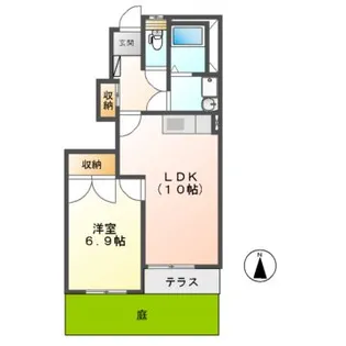 サンフォレスタ【1階】の間取り