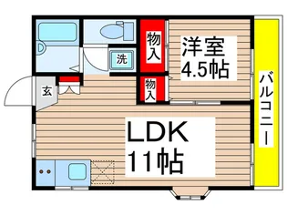 メゾンブランシュ【1階】の間取り