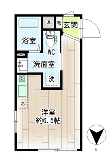 リチェンシア横浜三ツ沢下町【1階】の間取り