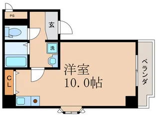 ドモス竹鼻【3階】の間取り