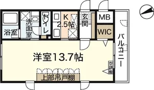 ラ・テール白島【3階】の間取り