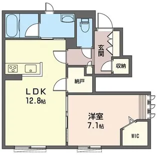 LA OHANA 大倉山【1階】の間取り
