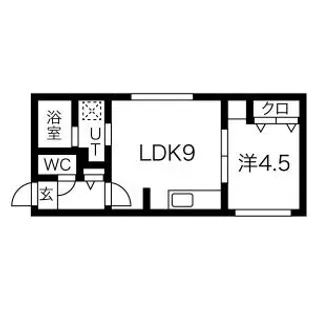 ASTER HOROHIRA【2階】の間取り