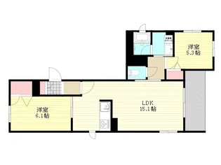 メゾン ド シトロン【2階】の間取り