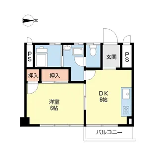 ヴェリタ大倉山【3階】の間取り