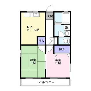 ラフォーレ【1階】の間取り