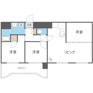 シルキーU6・1【2階】の間取り