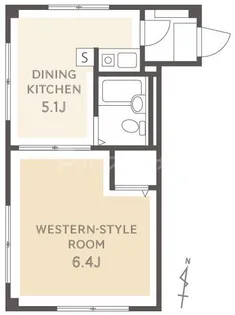 上落合ビル【4階】の間取り