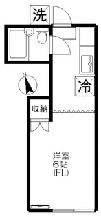 メゾンフロリー【1階】の間取り